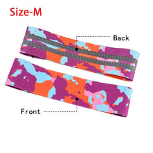 Load image into Gallery viewer, Anti Slip Cotton Hip Band Sport Yoga Resistance Bands Booty Fitness Elastic Bands Home Gym Strength Training Pull Rope Equipment