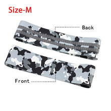 Load image into Gallery viewer, Anti Slip Cotton Hip Band Sport Yoga Resistance Bands Booty Fitness Elastic Bands Home Gym Strength Training Pull Rope Equipment