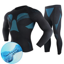 Load image into Gallery viewer, MTB Cycling Jersey Set Men Women Ski Thermal Underwear Sport Riding Compression Base Layer Suit Fitness Skinsuit Bike Clothing