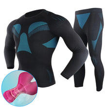 Load image into Gallery viewer, MTB Cycling Jersey Set Men Women Ski Thermal Underwear Sport Riding Compression Base Layer Suit Fitness Skinsuit Bike Clothing
