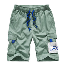 Load image into Gallery viewer, 2020 Mens shorts Newest Summer Casual Shorts Men Cotton Fashion Hip Hop Men Ribbons Design Shorts Male Shorts homme plus size