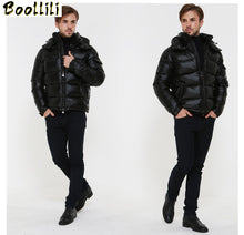 Load image into Gallery viewer, Boollili Men's Down Jacket Winter Coat Men Clothes 2020 Short Puffer Jacket Warm Doan Coat Men's Jackets Doudoune Homme
