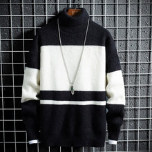 Load image into Gallery viewer, Men sweater new arrival 2019 autumn winter Soft Sweater Thick Knitted Pullover Korean harajuku homme sweaters warm wool clothing
