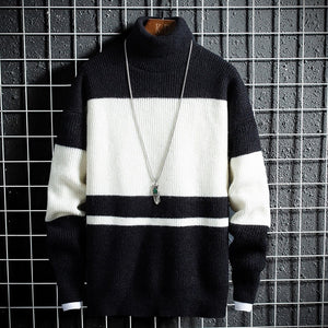 Men sweater new arrival 2019 autumn winter Soft Sweater Thick Knitted Pullover Korean harajuku homme sweaters warm wool clothing