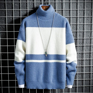 Men sweater new arrival 2019 autumn winter Soft Sweater Thick Knitted Pullover Korean harajuku homme sweaters warm wool clothing
