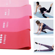 Load image into Gallery viewer, 4Pcs/Set Yoga Elastic Bands For Fitness Gum Resistance Bands Workout Sport Rubber Bands Training Exercise Equipments
