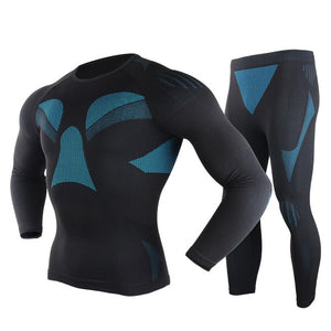 MTB Cycling Jersey Set Men Women Ski Thermal Underwear Sport Riding Compression Base Layer Suit Fitness Skinsuit Bike Clothing