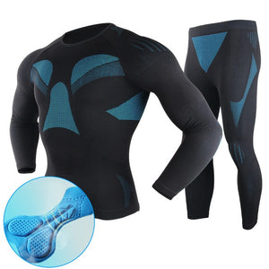 MTB Cycling Jersey Set Men Women Ski Thermal Underwear Sport Riding Compression Base Layer Suit Fitness Skinsuit Bike Clothing