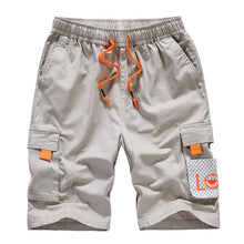 Load image into Gallery viewer, 2020 Mens shorts Newest Summer Casual Shorts Men Cotton Fashion Hip Hop Men Ribbons Design Shorts Male Shorts homme plus size
