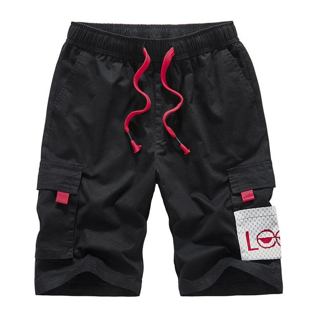 2020 Mens shorts Newest Summer Casual Shorts Men Cotton Fashion Hip Hop Men Ribbons Design Shorts Male Shorts homme plus size