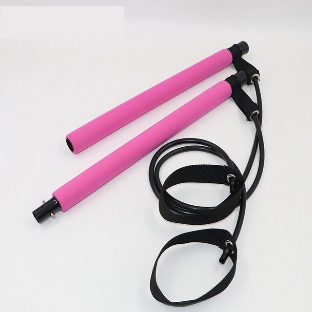 Pilates Stick Yoga Resistance BandIndoor Outdoor Fitness Equipment Pilates Sport Training Workout Elastic Bands