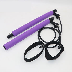 Pilates Stick Yoga Resistance BandIndoor Outdoor Fitness Equipment Pilates Sport Training Workout Elastic Bands