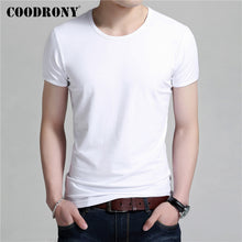 Load image into Gallery viewer, COODRONY Summer Short Sleeve T Shirt Men Classic Pure Color O-neck Bottoming T-Shirt Men Clothes Cotton Tee Shirt Homme C5017S
