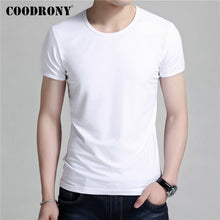 Load image into Gallery viewer, COODRONY Summer Short Sleeve T Shirt Men Classic Pure Color O-neck Bottoming T-Shirt Men Clothes Cotton Tee Shirt Homme C5017S
