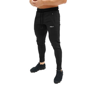 Black Gym Sweatpants Joggers Skinny Pants Men Casual Trousers Male Fitness Training Cotton Track Pants Running Sport Sportswear