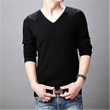 Load image into Gallery viewer, ZOGAA New Autumn Fashion Men Solid Casual V-Neck Pullover Men Cotton Mens Sweaters Pull Homme
