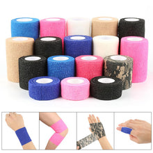Load image into Gallery viewer, 5cm*4.5m First Aid Self-Adhesive Elastic Bandage Sport Health Care Emergency Muscle Tape First Aid Tool Care Gauze Tape Safety
