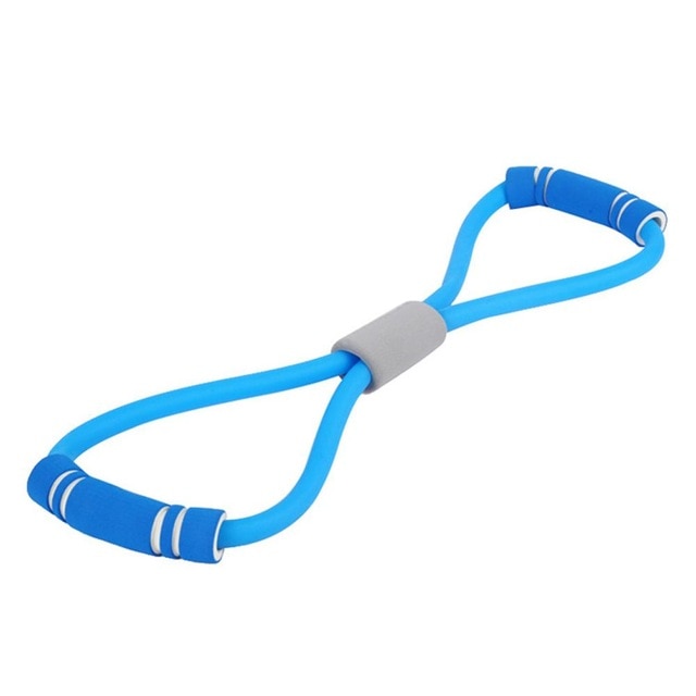 40cm Yoga Pull Rope Home Sport Fitness Yoga 8 Shape Pull Rope Tube Equipment Tool Gym Exercise Rally