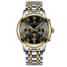 Load image into Gallery viewer, MEGALITH Luxury Luminous Watches Men Waterproof Stainless Steel Analogue Wrist Watch Chronograph Date Quartz Watch Montre Homme
